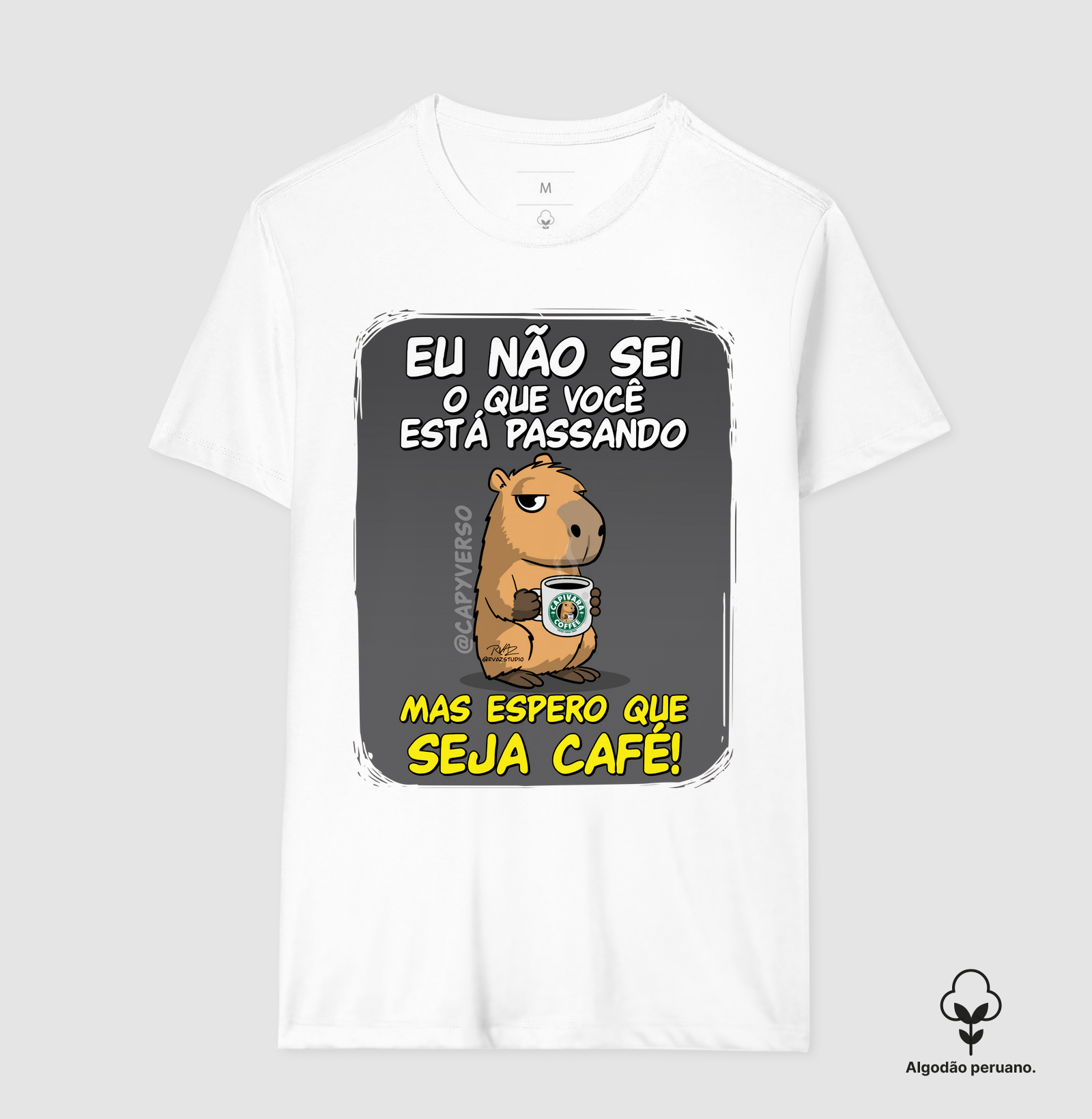 Camiseta Capivara Seja Café - Imagem 6