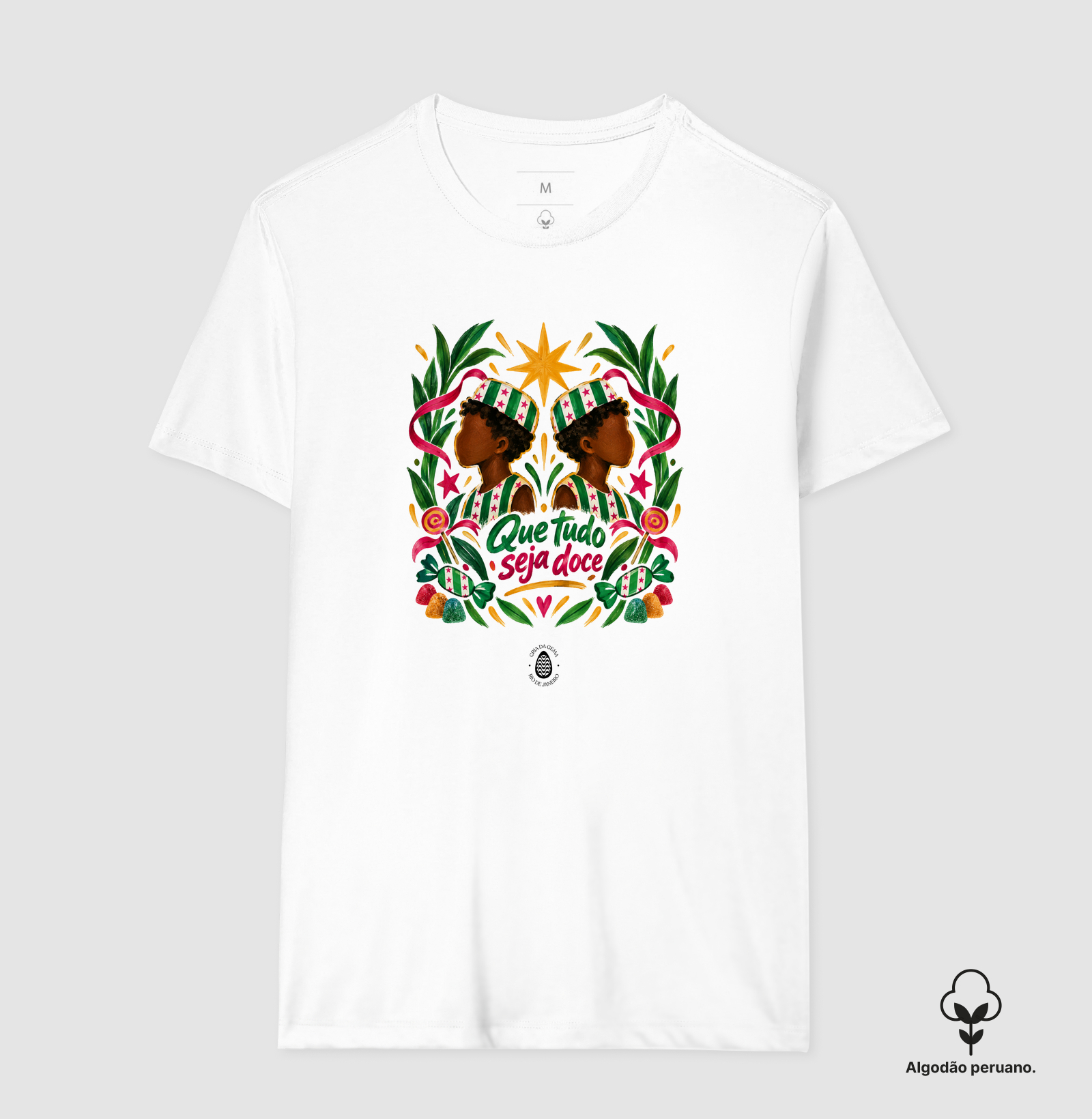 Camiseta Algodão Peruano Que tudo seja doce - Imagem 4