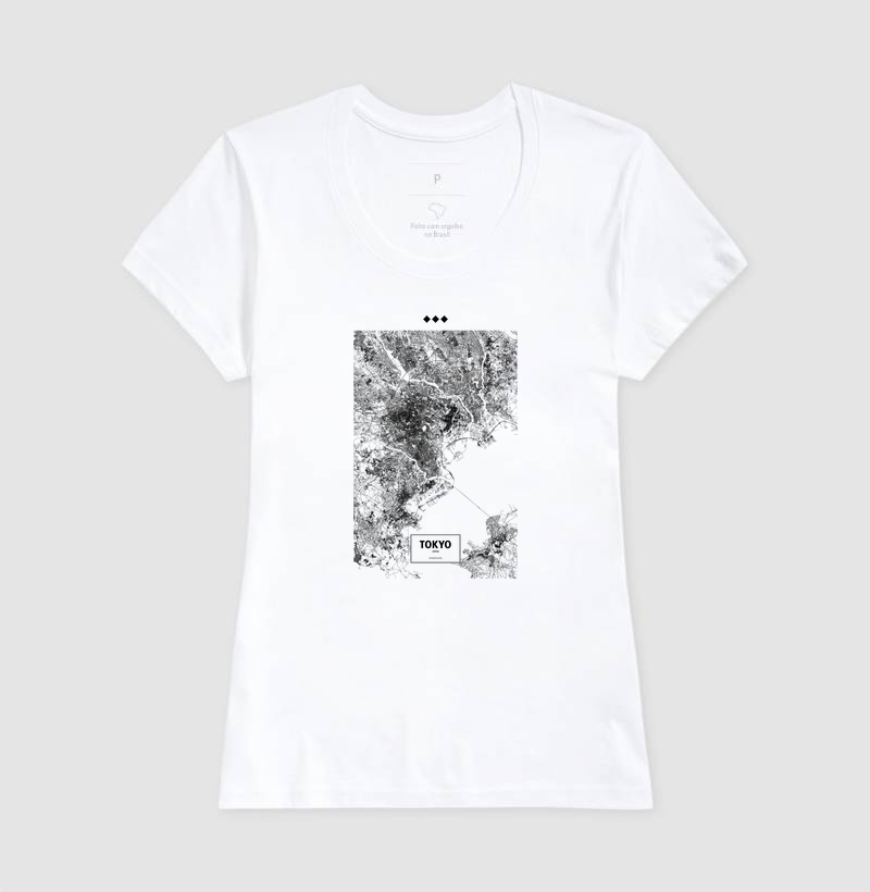 Camiseta Mapa Tokyo - Imagem 3