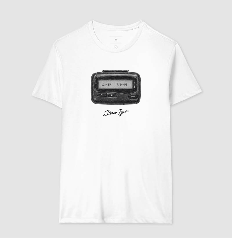 Pager · Anos 90 · Traço Escuro · STEREO TYPES - Imagem 2