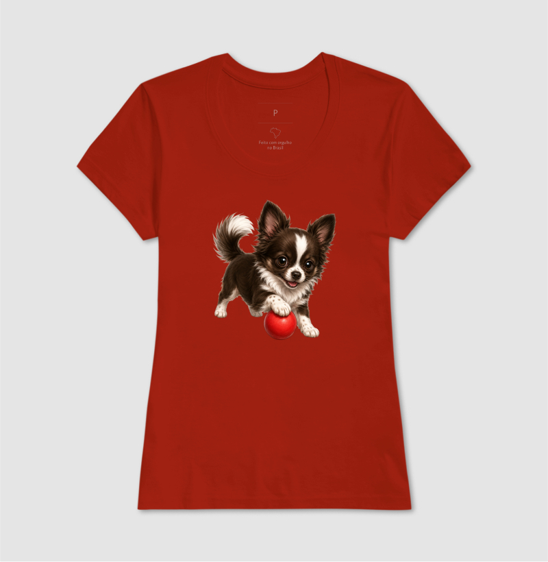 Chihuahua Pelo Longo Marrom - Desenho Animado - Imagem 11
