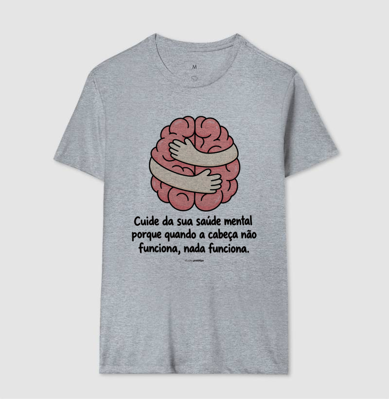 Camiseta Cuide da Sua Saúde Mental - Imagem 8