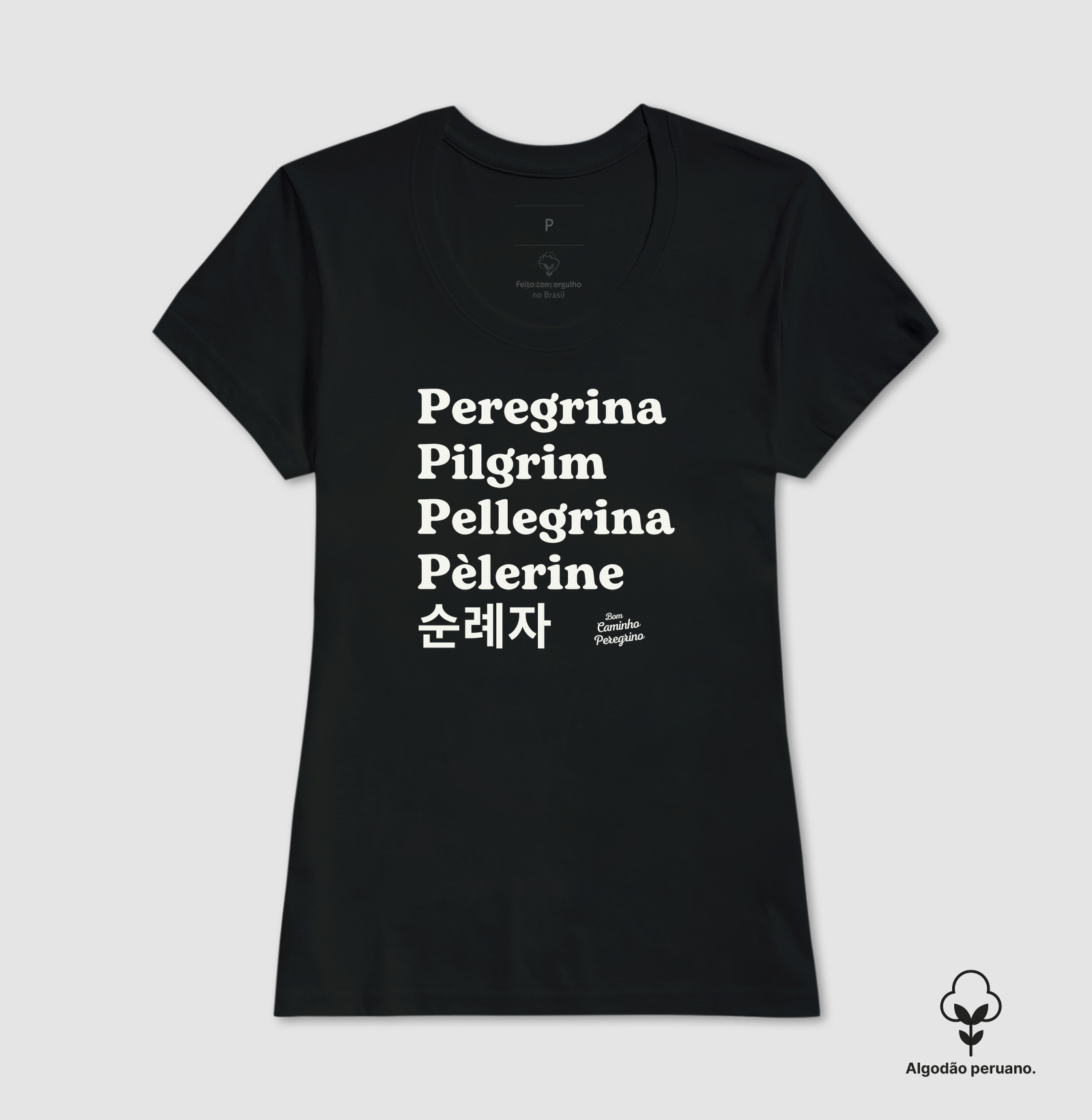 Camiseta Peregrina Multilíngue - Imagem 4