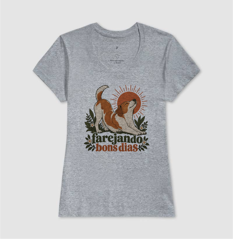 Camiseta Cachorro Manhã "farejando bons dias" | Pelo & Pano - Imagem 9