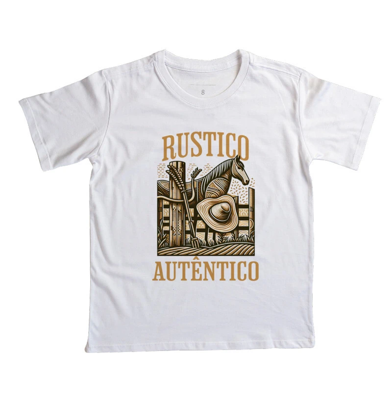 Camiseta Infantil Rustico e Autêntico - Imagem 2