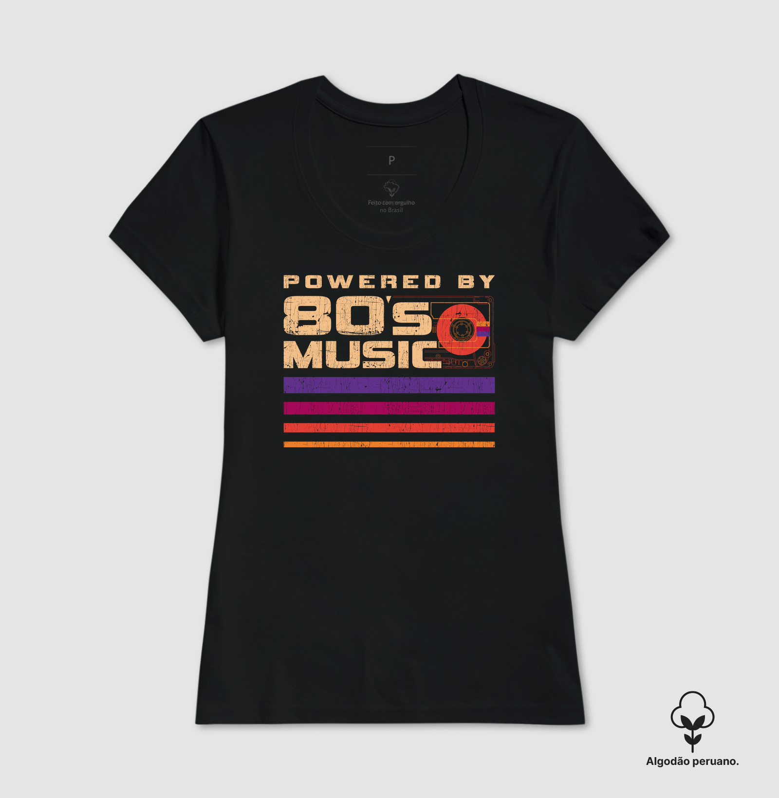 Camiseta Algodão Peruano Música dos anos 80 - Imagem 3