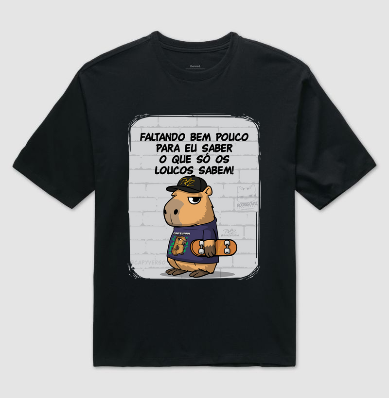 Camiseta Capivara só os loucos - Imagem 2