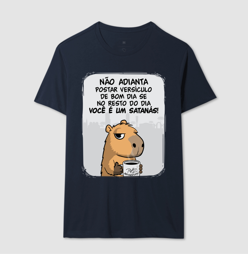 Camiseta Capivara Você é um Satanás - Imagem 6