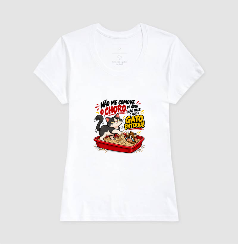 Camiseta Gato Poop em Algodão - Imagem 8