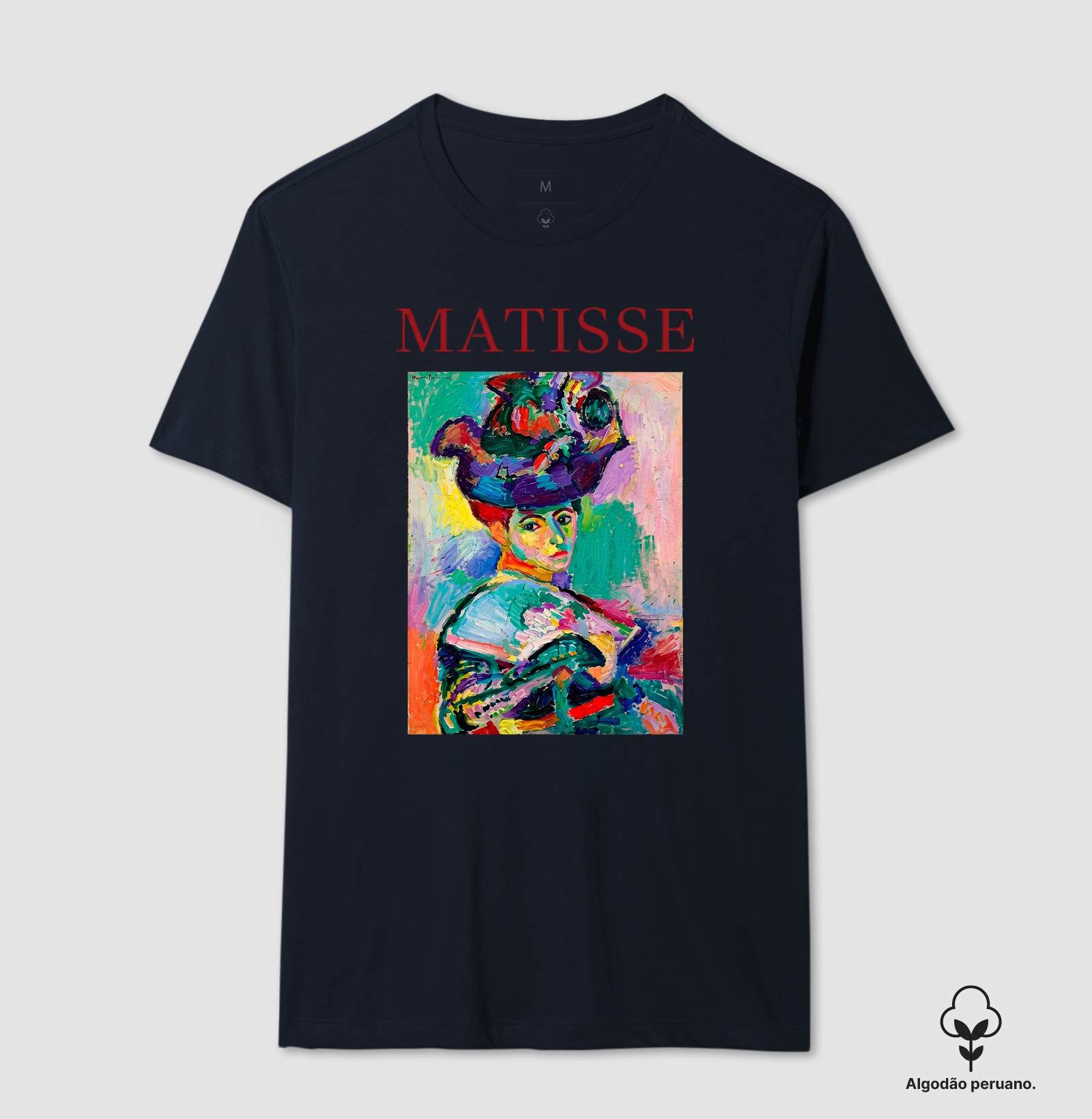 Camiseta Henri Matisse Woman with a Hat Art Premium - Imagem 3