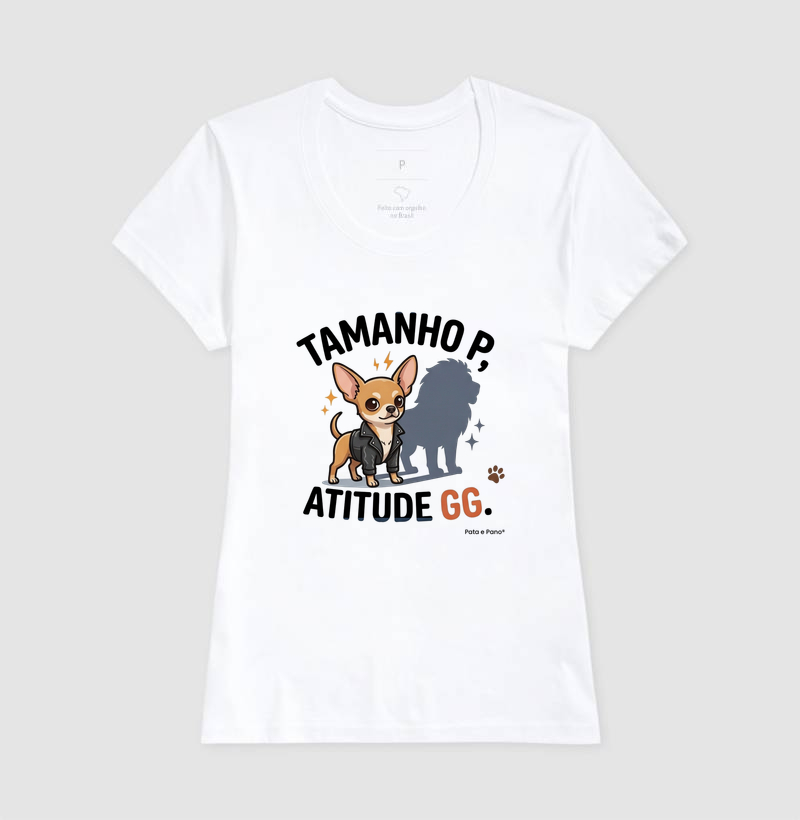 CAMISETA CHIHUAHUA TAMANHO - Imagem 5