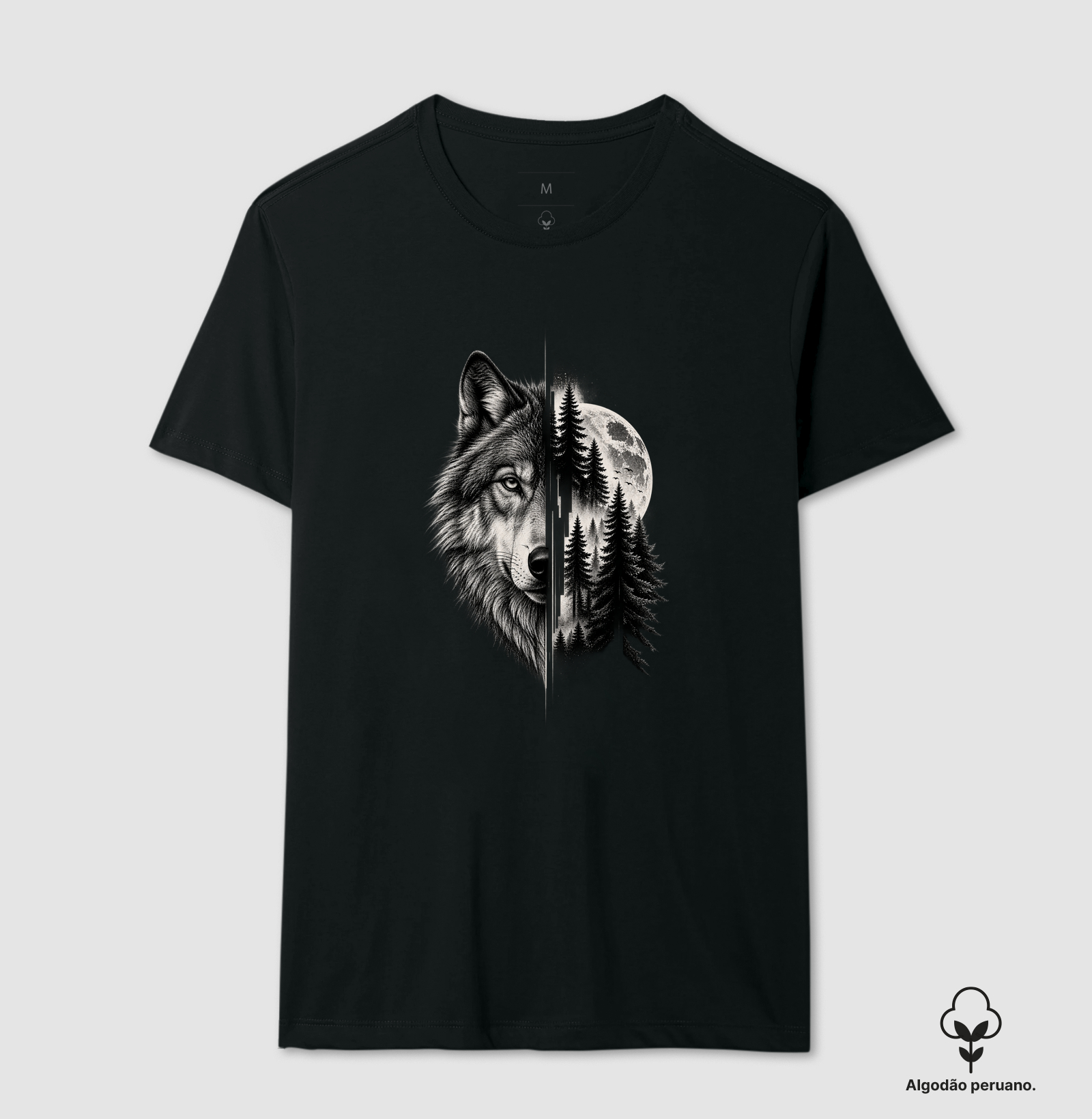 Camiseta Algodão Peruano — Lobo | SEVENTH - Imagem 8