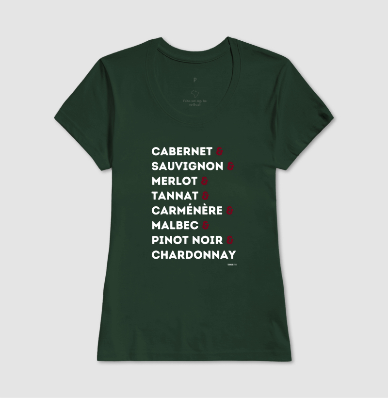 Camiseta Vinho - Nome das Uvas - Imagem 11