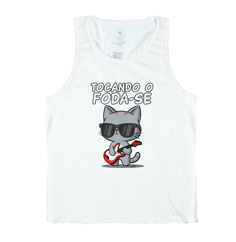 Camiseta Gato Sincero Tocando - Imagem 2