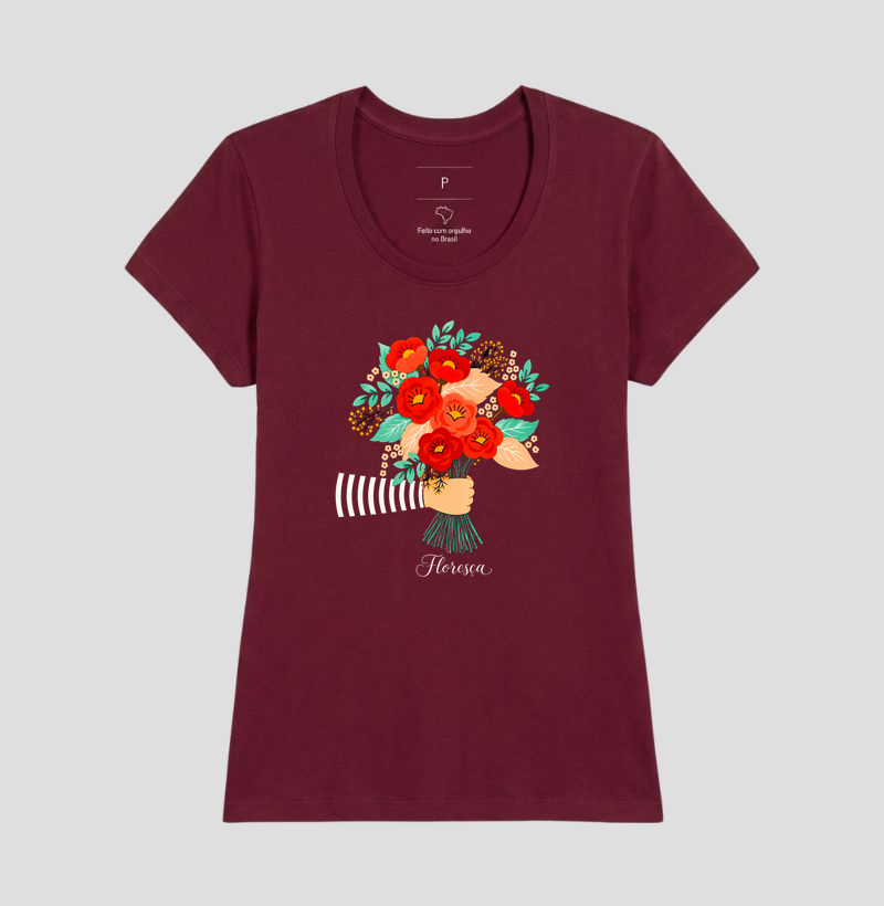 Camiseta Buquê de flores - Imagem 19
