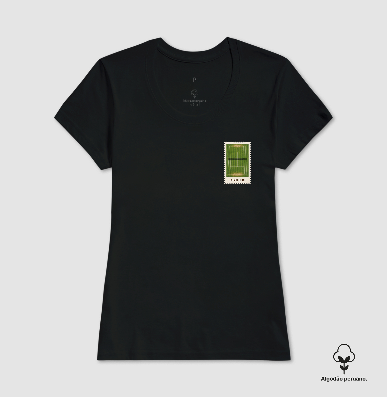 Camiseta Peruano Selo Wimbledon (masculino e feminino) - Imagem 7