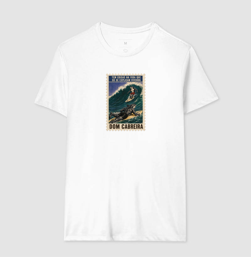 Camiseta Selo Vivendo a Vida do Surfe (masculina) - Imagem 6