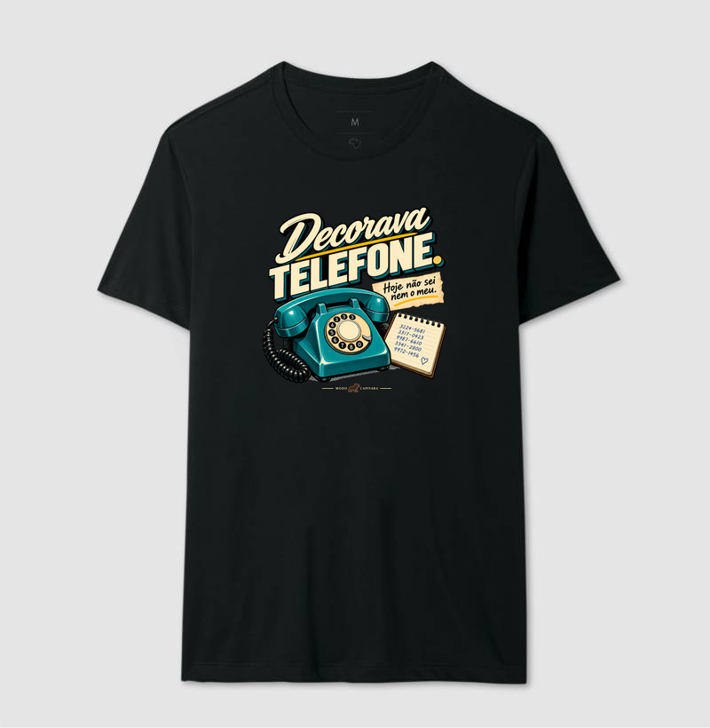 DECORAVA TELEFONE - Modo Capivara - Camiseta - Imagem 4