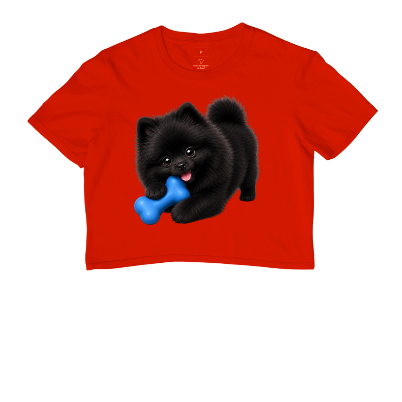 Pomerânia (Spitz Alemão) Preto - Desenho Animado - Imagem 7