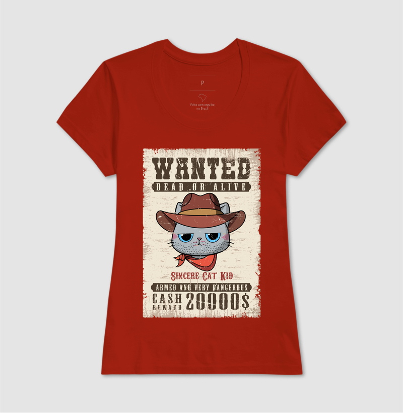 Camiseta Wanted Cat Kid - Imagem 11