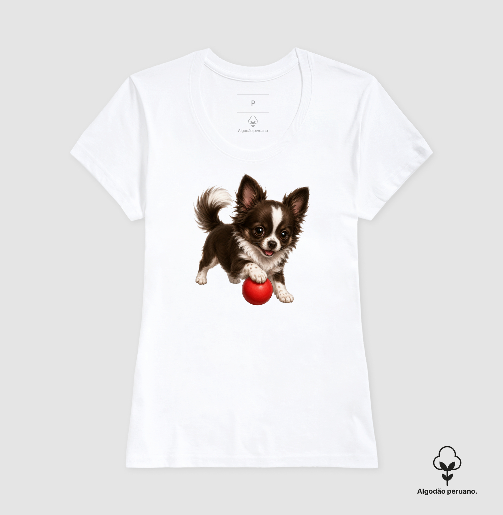 Chihuahua Pelo Longo Marrom - Desenho Animado - Imagem 8