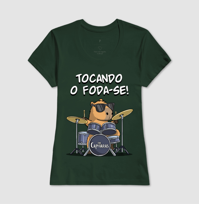 Camiseta Capivara Tocando o Foda-se - Imagem 13