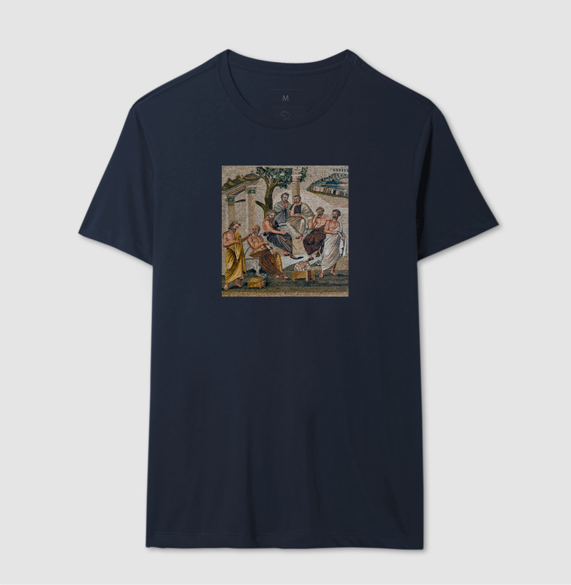 A Academia de Platão — Mosaico de Pompeia - Imagem 7