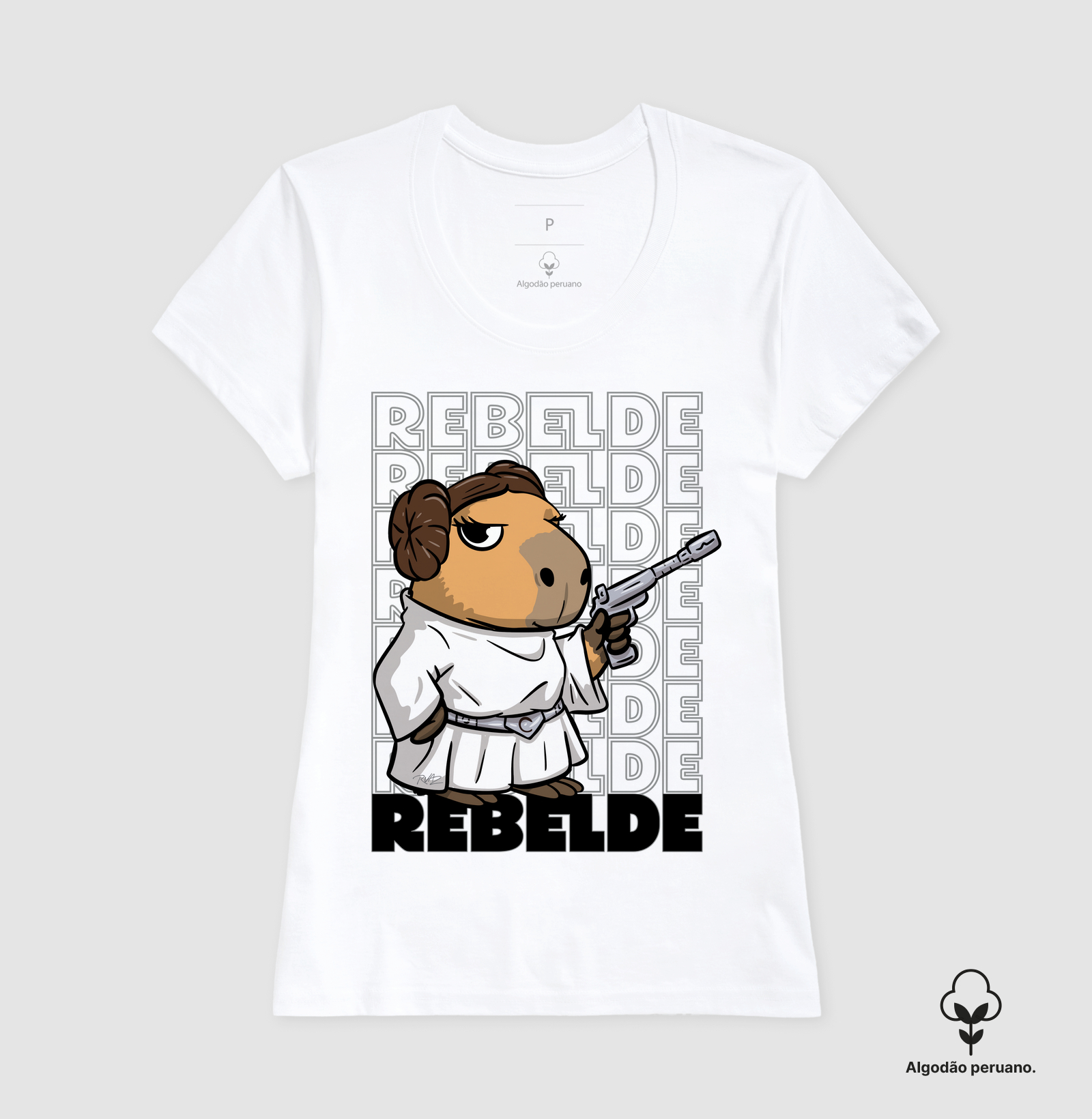 Camiseta Capivara Princesa - Imagem 5