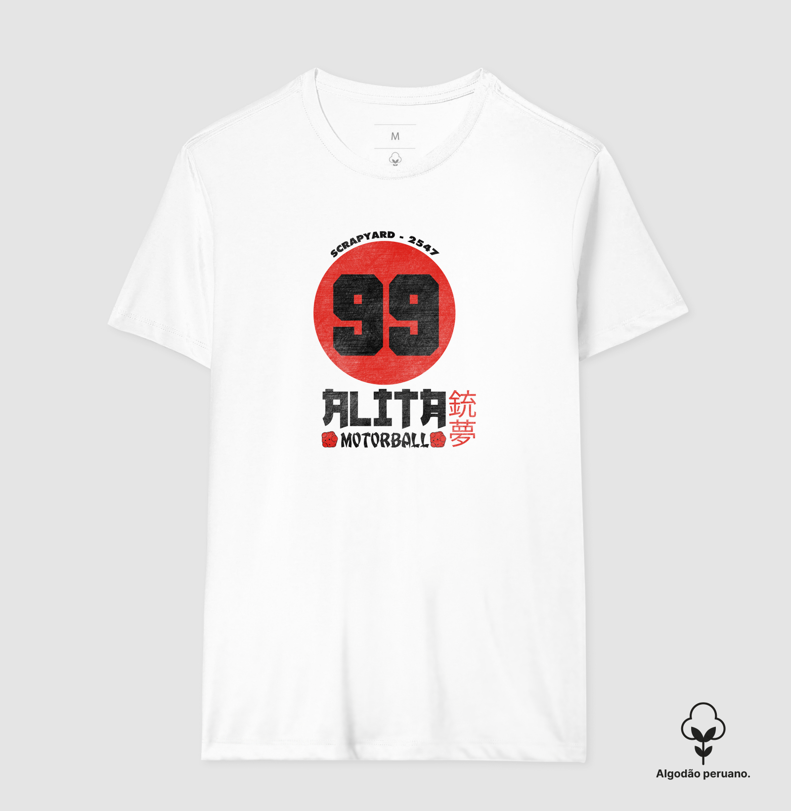 Camiseta Alita 99 Algodão Peruano - Imagem 2