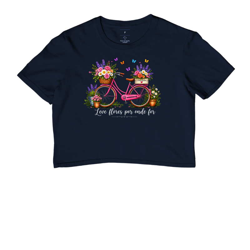 Camiseta Leve flores por onde for - Imagem 4