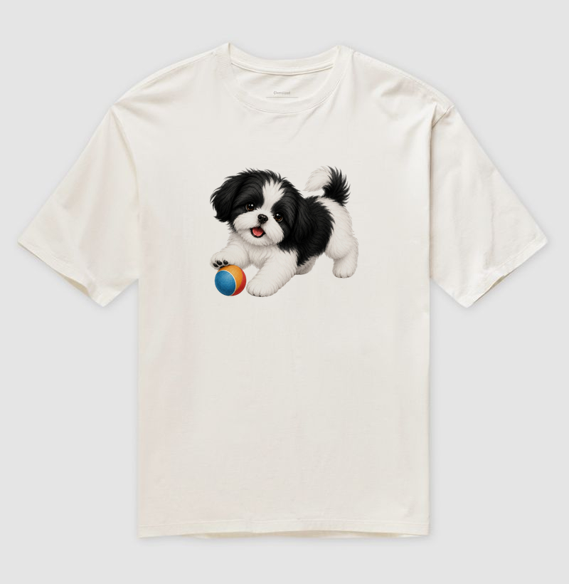 Shih Tzu Preto - Desenho Animado - Imagem 4
