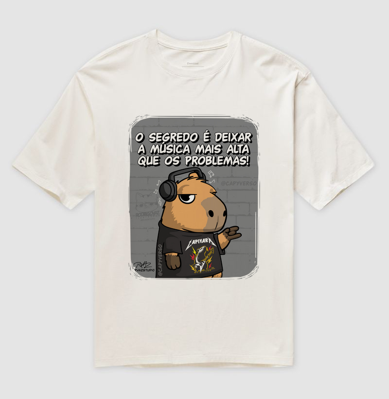 Camiseta Capivara Música - Imagem 4