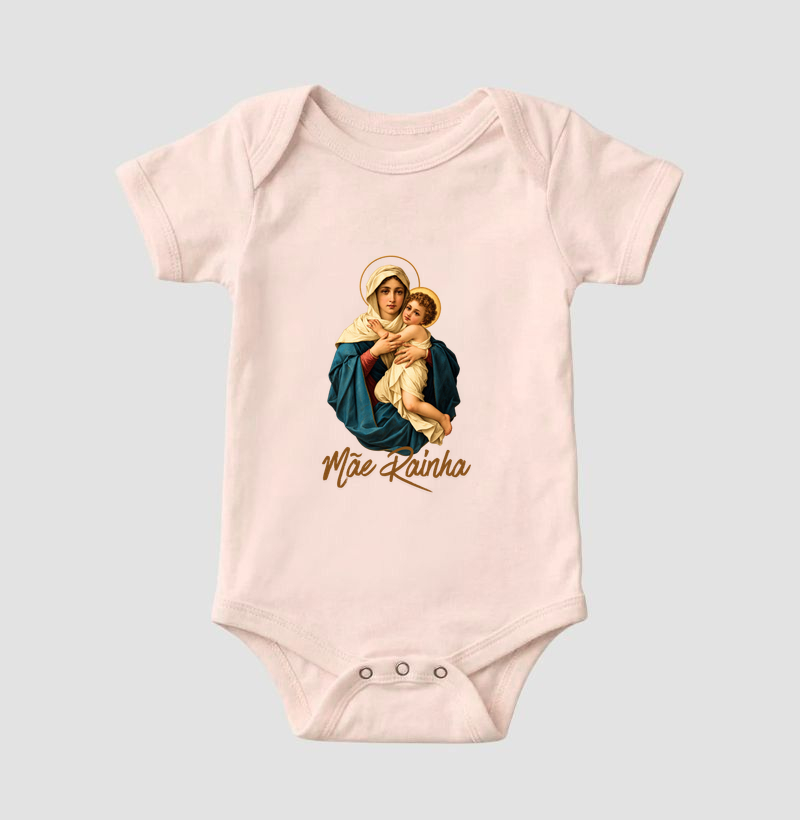 Body Infantil Católico Mãe Rainha de Schoenstatt - Imagem 5