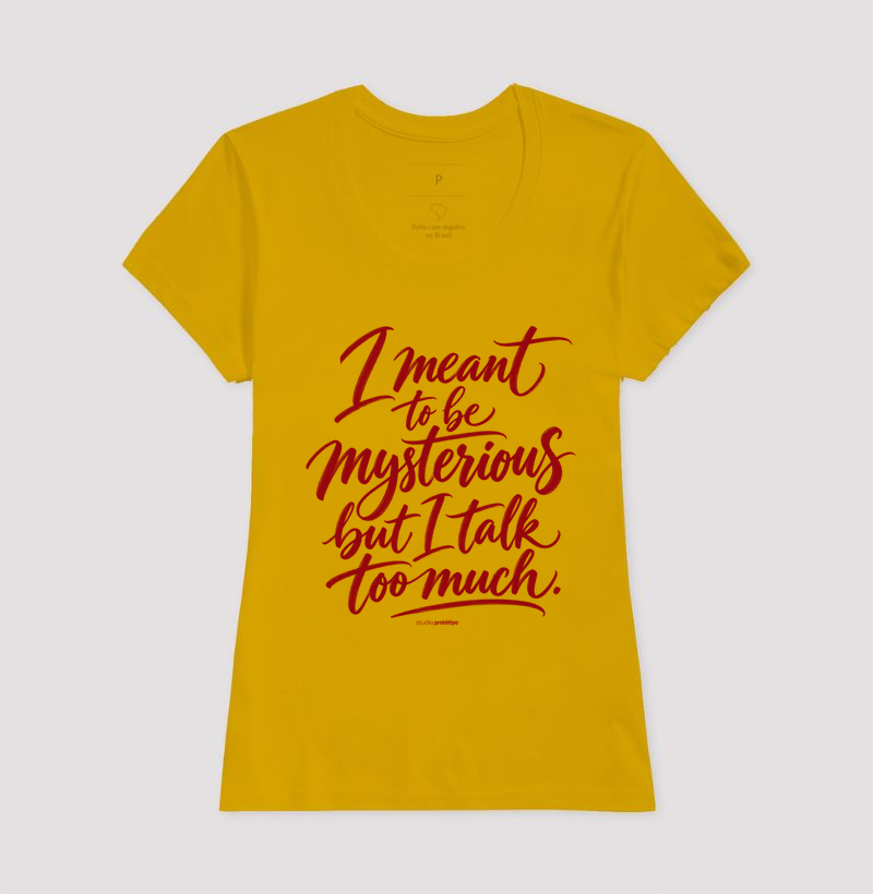 Camiseta Meant to Be Mysterious - Imagem 9