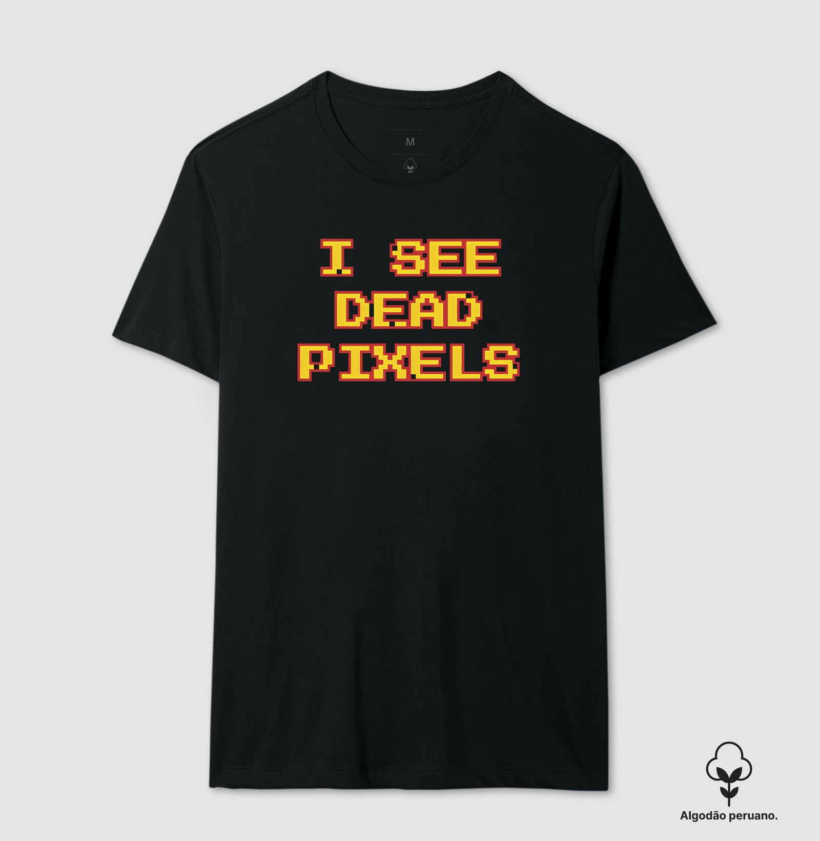 Camiseta Algodão Peruano I See Dead Pixels - Imagem 7