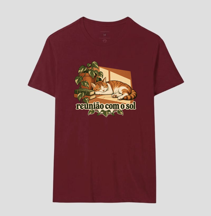 Camiseta Gato Sol "reunião com o sol" | Pelo & Pano - Imagem 18