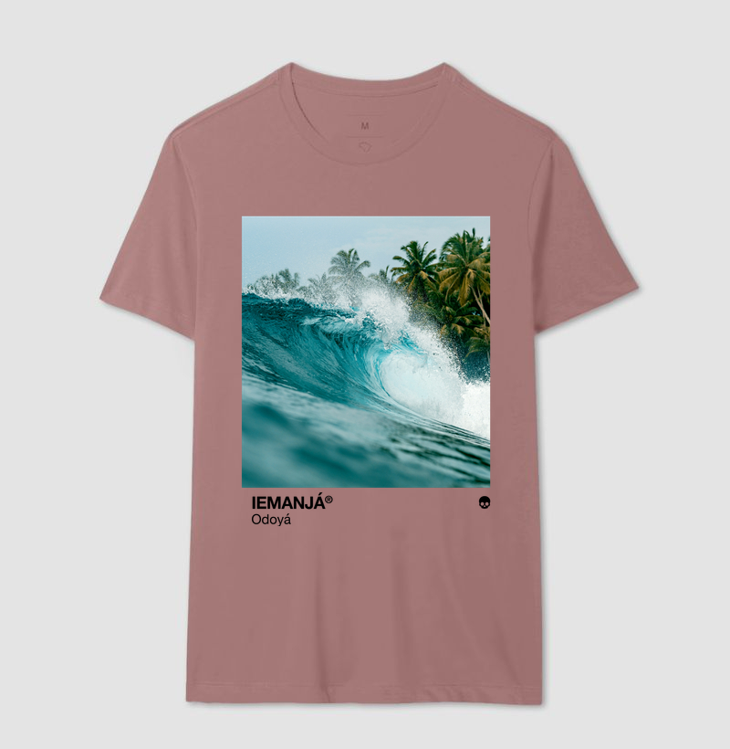 Camiseta Umbanda Orixá Iemanjá - Mar e Coqueiros - Imagem 16