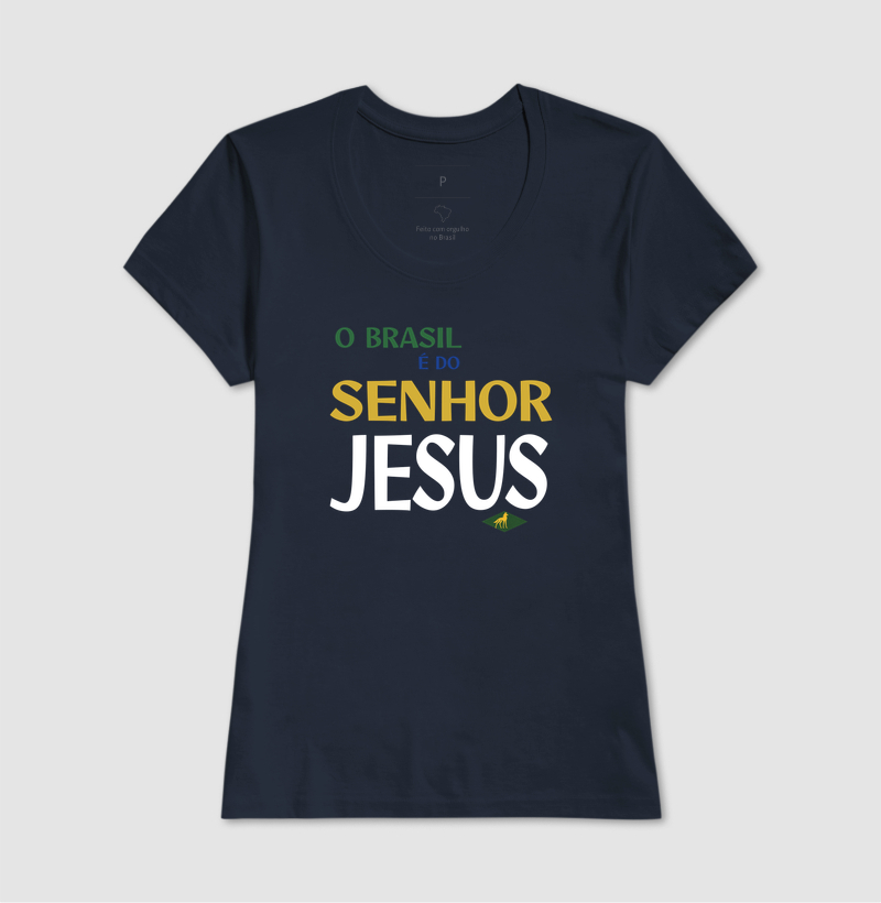 Camiseta O Brasil é do Senhor Jesus — Filhos da Pátria - Imagem 6