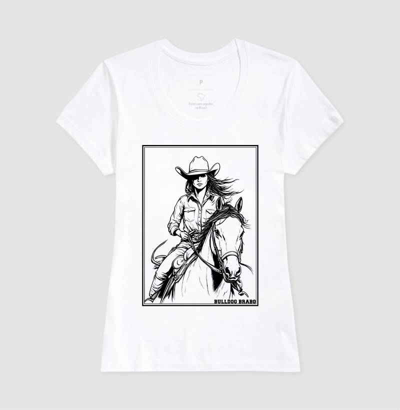 Quadro Cowgirl Bulldog Brabo - Imagem 6