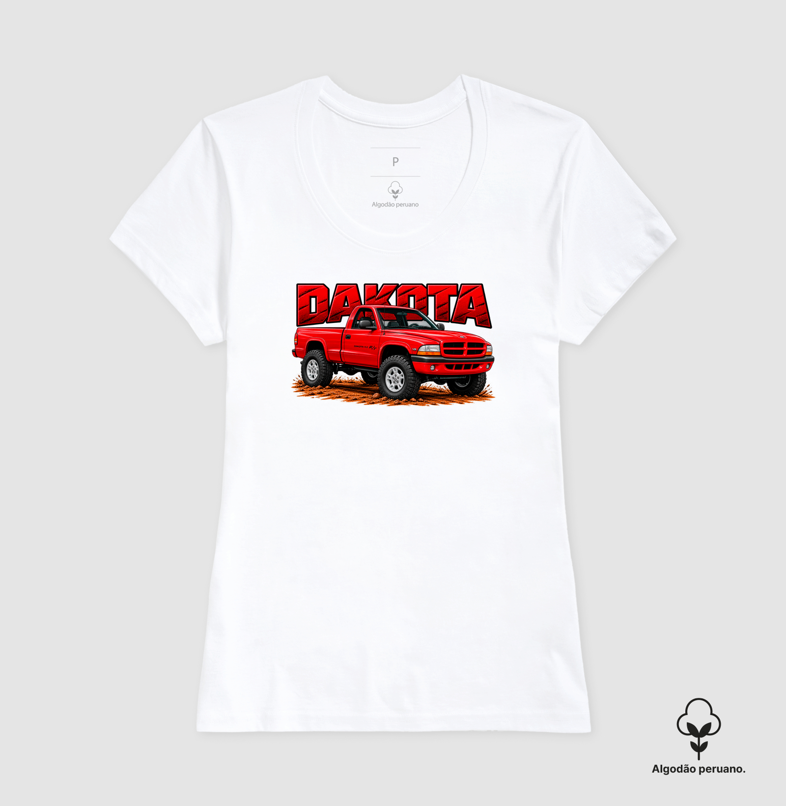 Camiseta em algodão peruano Dakota - Imagem 8