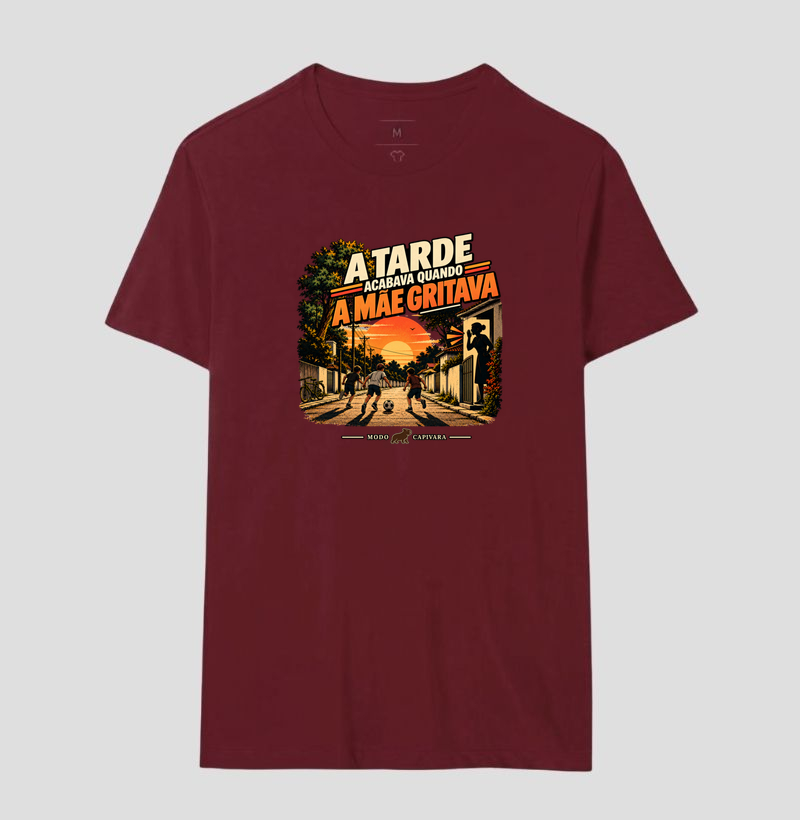 A TARDE ACABAVA QUANDO A MAE GRITAVA - Modo capivara - Camiseta - Imagem 18