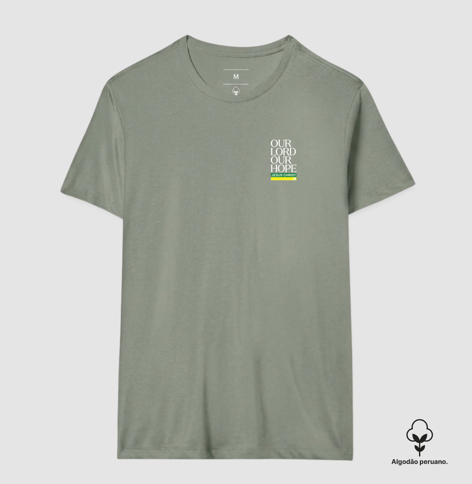 Camiseta OUR LORD - Algodão Peruano - Imagem 10
