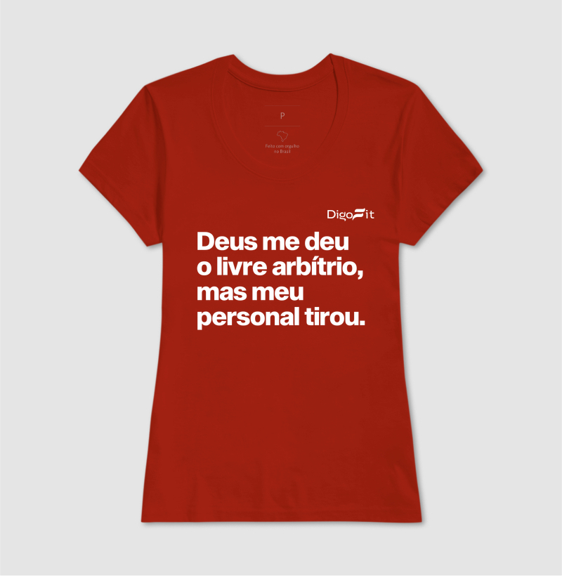 CAMISETA ACADEMIA MEU PERSONAL TIROU MEU LIVRE ARBÍTRIO - Imagem 11