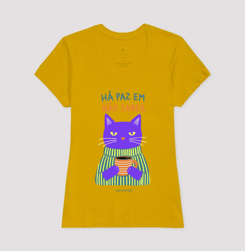 Camiseta Há Paz em Não Saber - Imagem 13