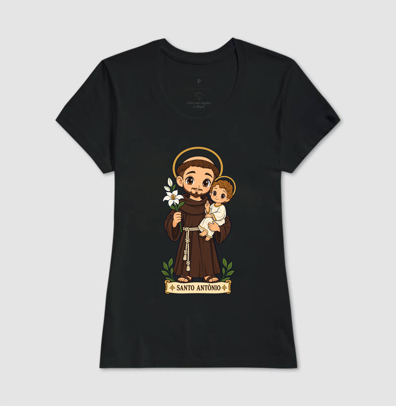 Santo Antonio estilo chibi - Imagem 3