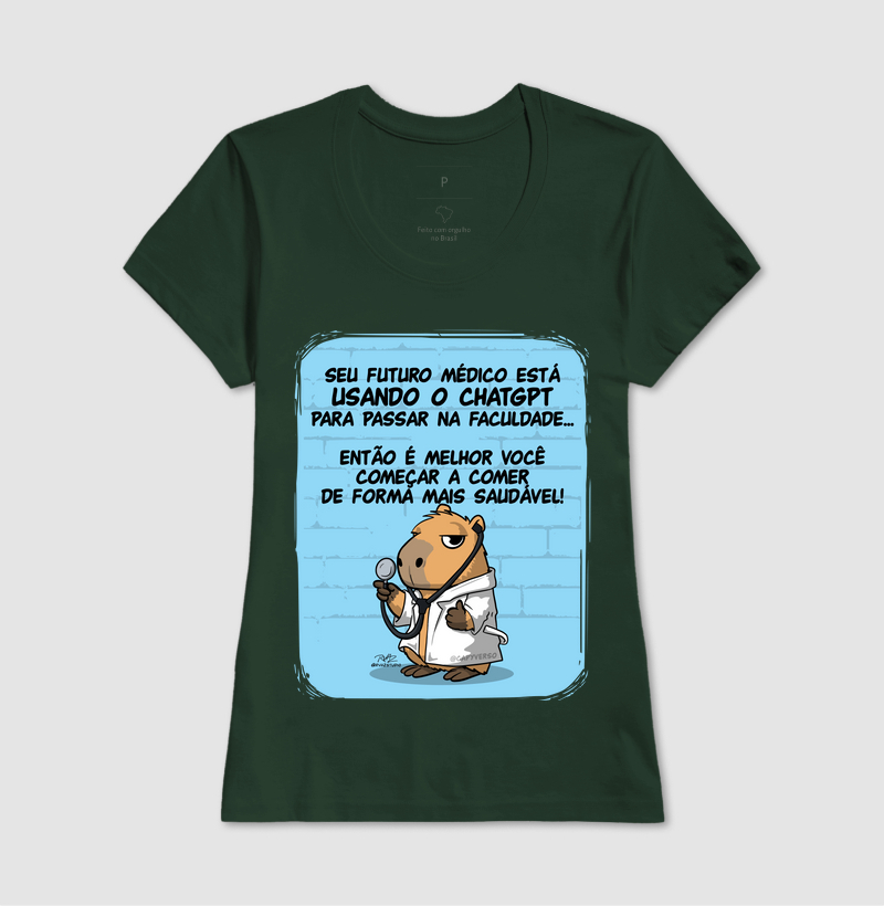 Camiseta Capivara Médico - Imagem 13