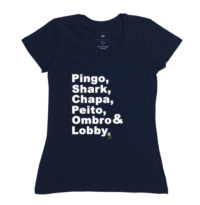 Pingo Shark Chapa Peito Ombro Lobby Futevôlei - Imagem 7