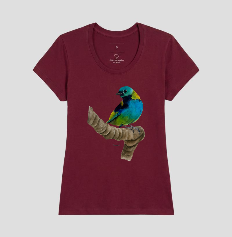 Camiseta Saíra-Sete-Cores – Aves do Brasil - Imagem 17