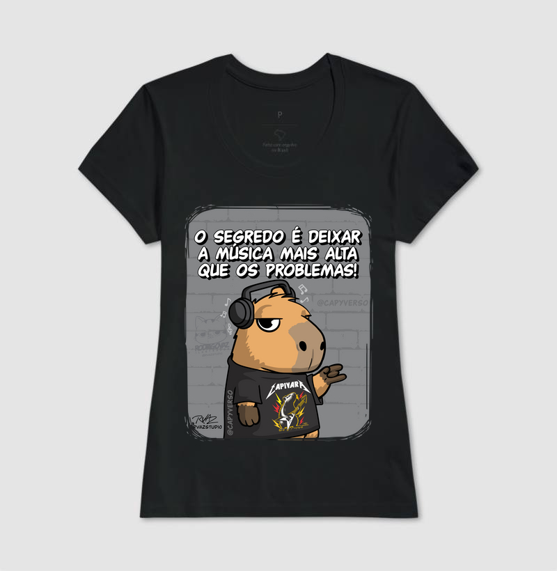 Camiseta Capivara Música - Imagem 3