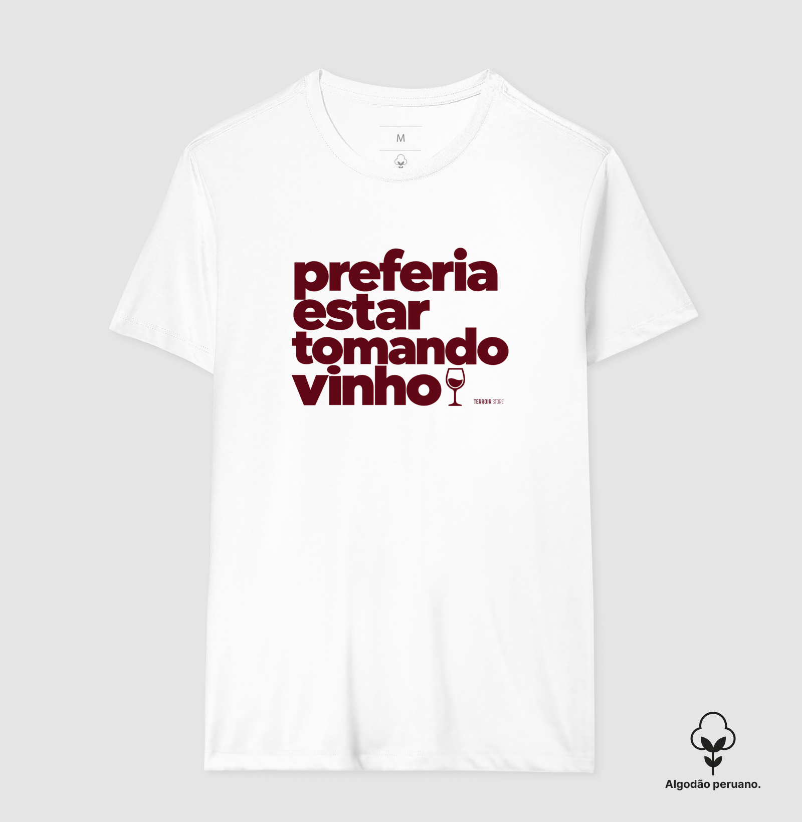 Camiseta Preferia Estar Tomando Vinho – Frase Divertida de Vinho - Imagem 4